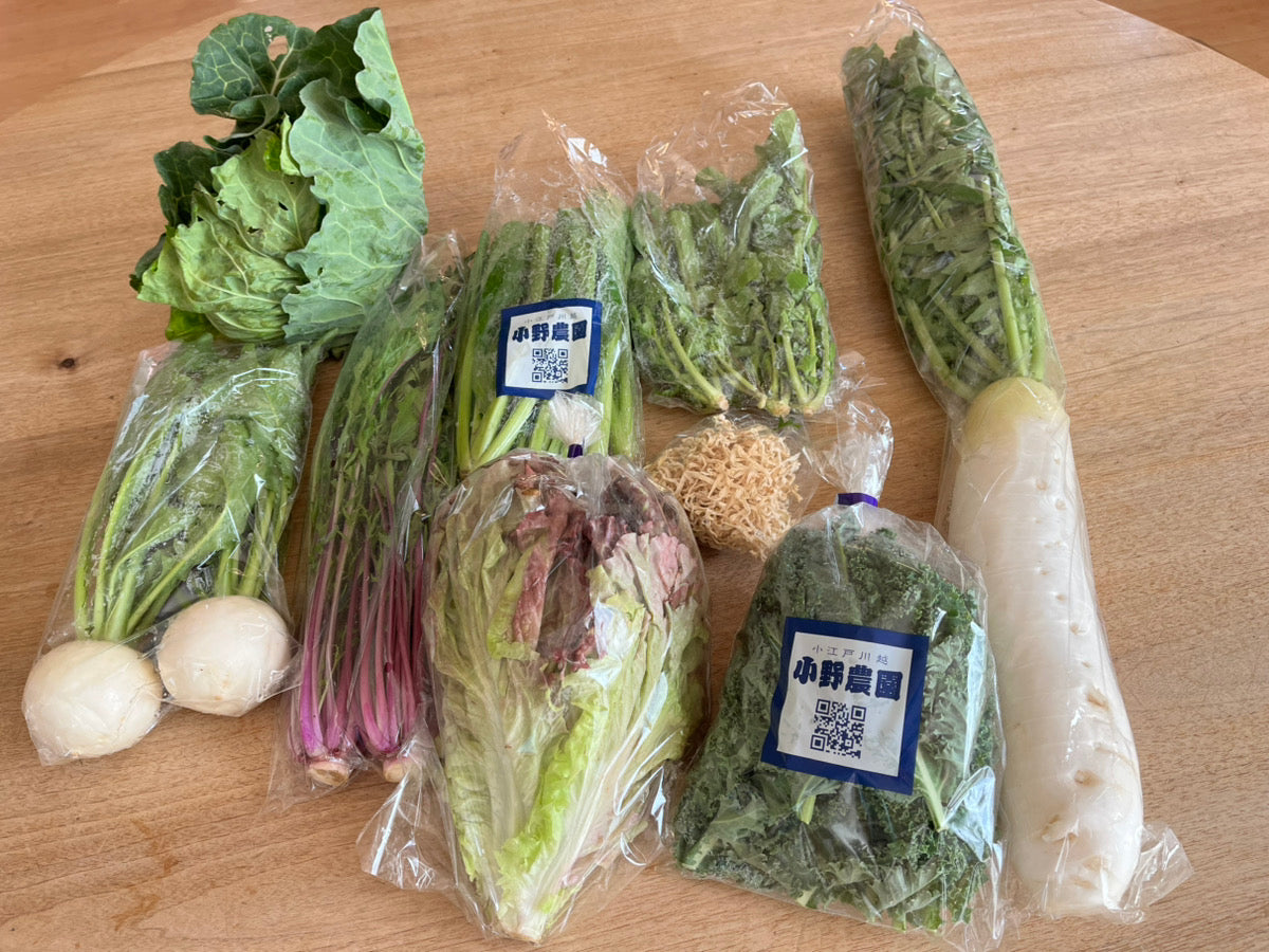 小野農園　朝穫れ旬のお野菜のセット